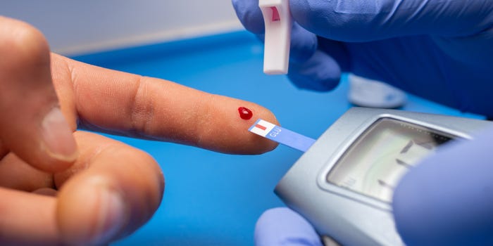 Blood testing for diagnosing diabetes