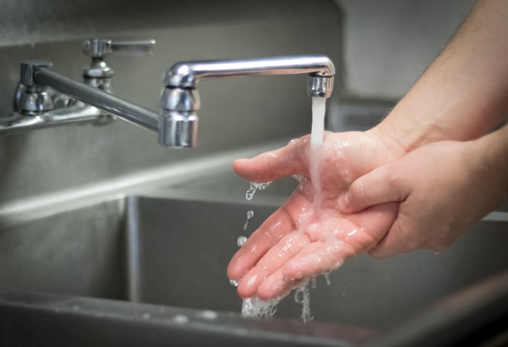 Regular hand washing is an important topic you’ll learn about in your courses
