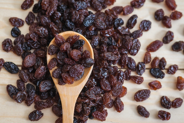 Raisins contain phytochemicals that can stop the growth of cavity-causing bacteria