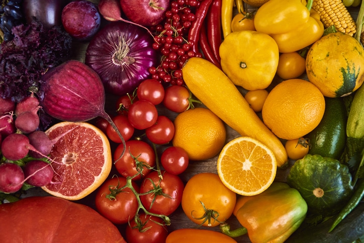 “Eating the rainbow” is a great strategy to ensure kids eat a variety of fruits and vegetables