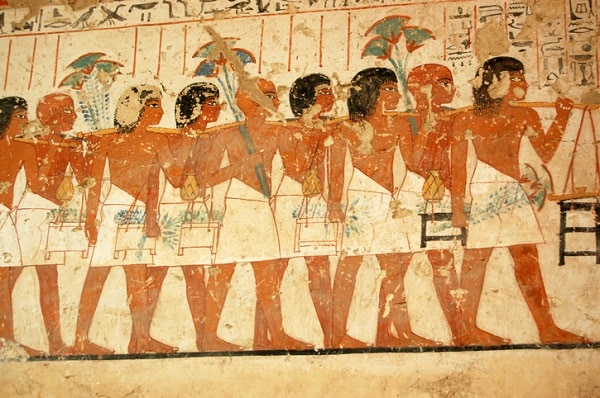 Reflexology was used in Ancient Egypt for healing purposes