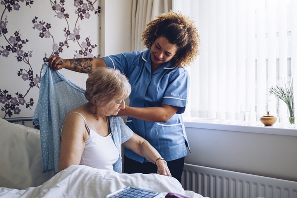 Personal support workers help people with ADLs like eating and getting dressed 
