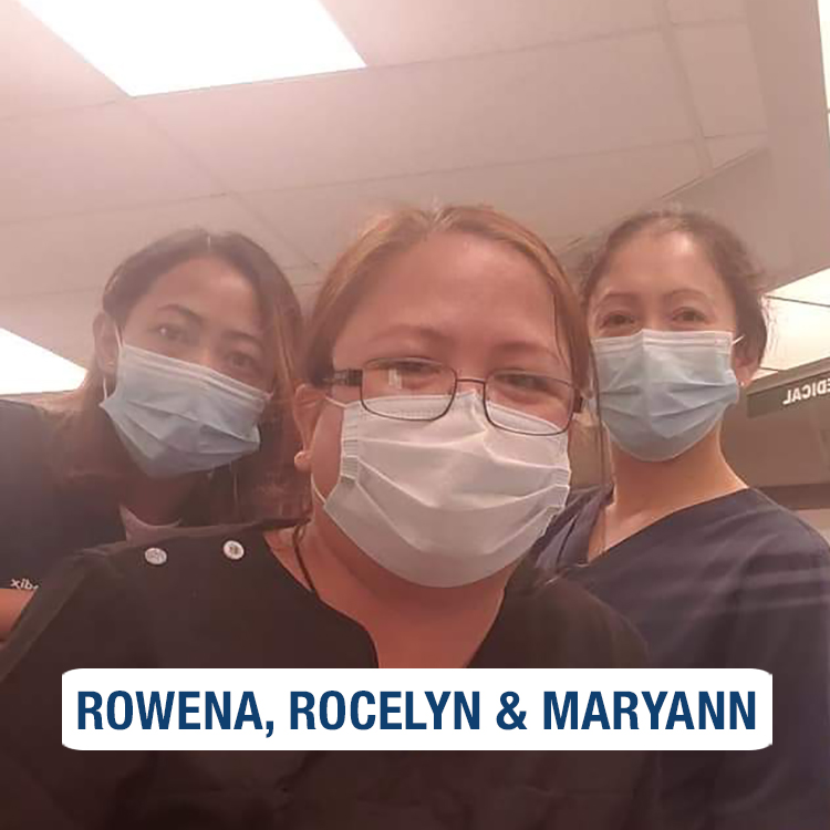 Rowena Rocelyn and MaryAnn - Medix Heroes