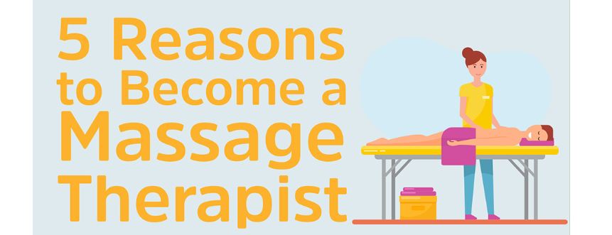 Infographic 5 Reasons To Become A Massage Therapist Medix College